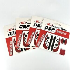 4 Pack Lizard Skins Switch Joy-Con DSP‎ Controller Grip 0.5mm Crimson Red